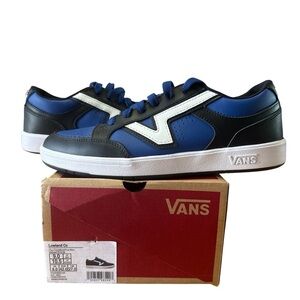 Vans Men’s Lowland CC Two-Tone Black/True Blue Size 9/ Women’s 10.5